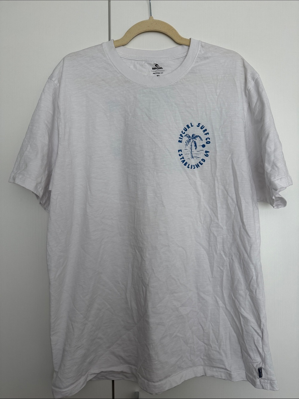 Rip Curl Hawaii Graphic T-Shirt White XL Relaxed Fit